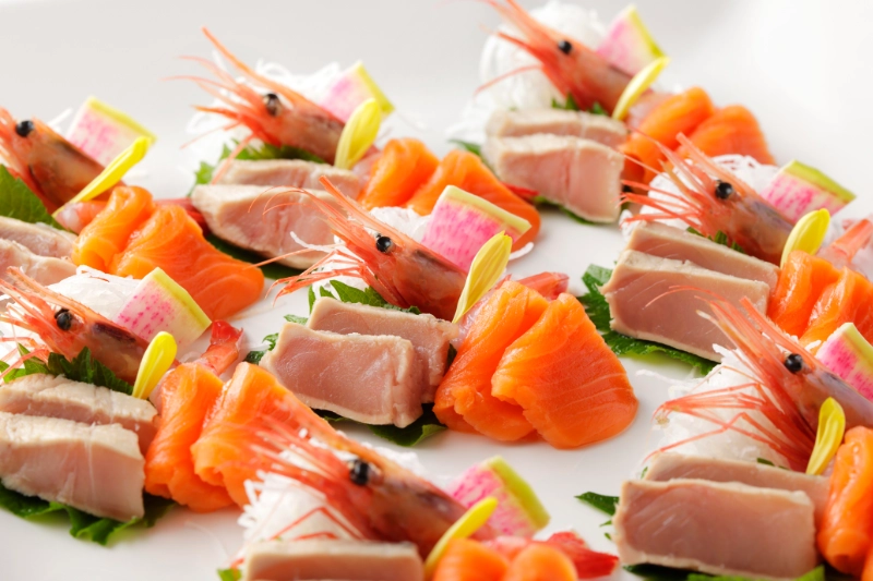 お造り三種盛り合わせ