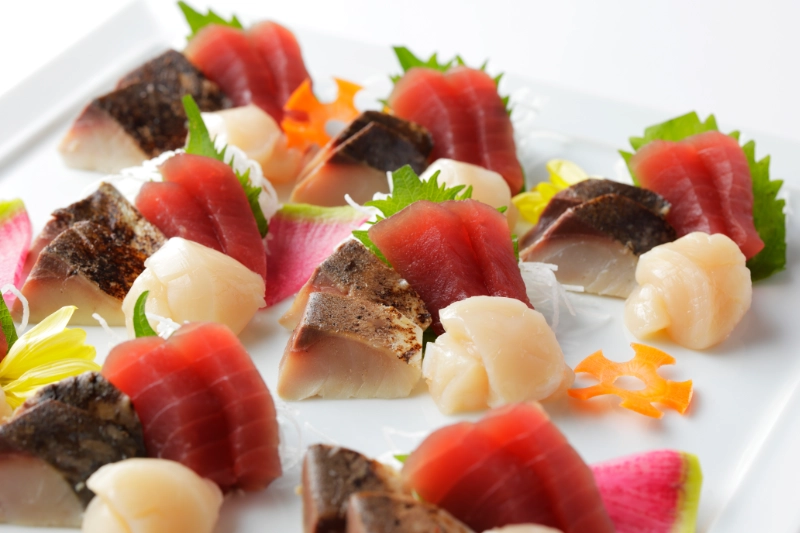 お造り三種盛り合わせ