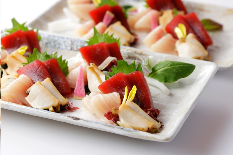 お造り三種盛り合わせ