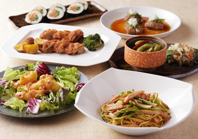 <small>レストラン「Ｊ」</small><br>パーティープラン<br><small>歓送迎会におすすめ</small>