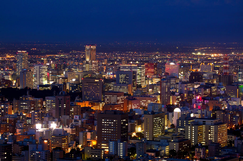 10.Sapporo city  view