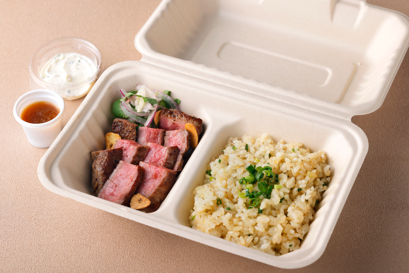 ガーリックステーキピラフ