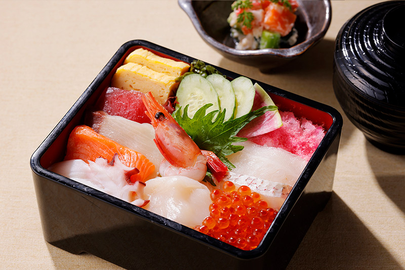 朝食イメージ北海道丼