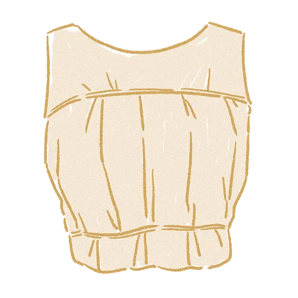 入浴着「バスタイムトップス」　表面