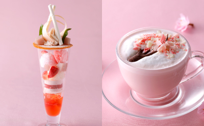 3/1～5/8SAKURAParfait / Latte単品とセットでご用意しております