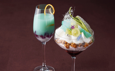 北海道新幹線開業10周年記念シメパフェセット